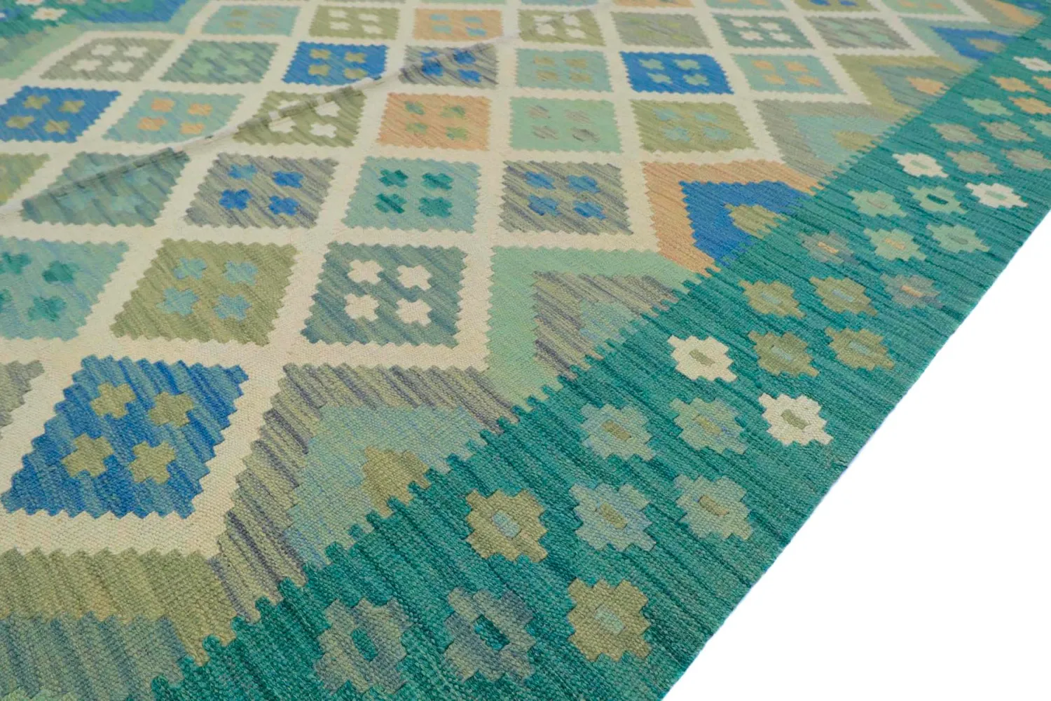 Alfombra Oriental - Vegi Kelim Hand Woven - 169 x 248 cm