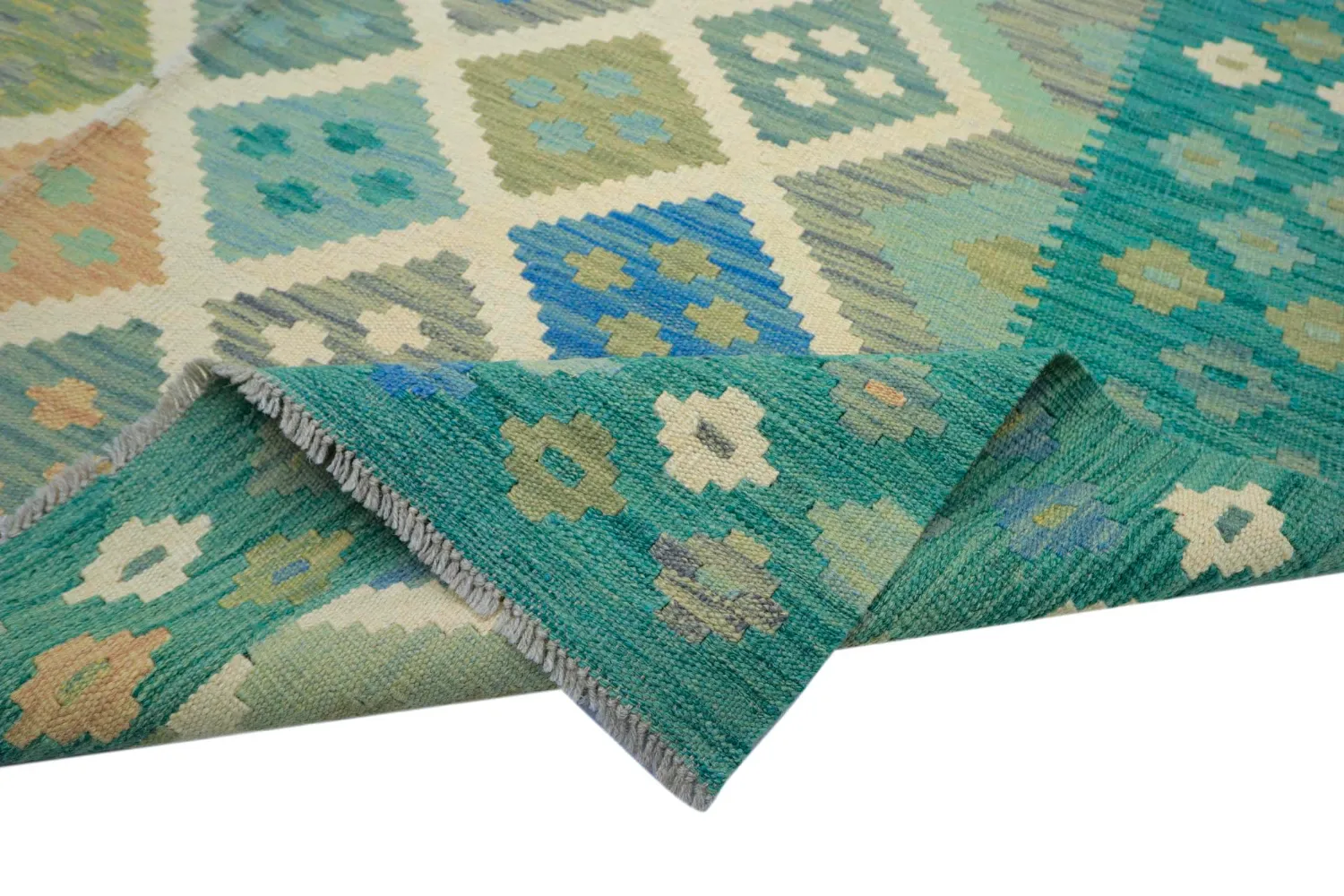 Alfombra Oriental - Vegi Kelim Hand Woven - 169 x 248 cm