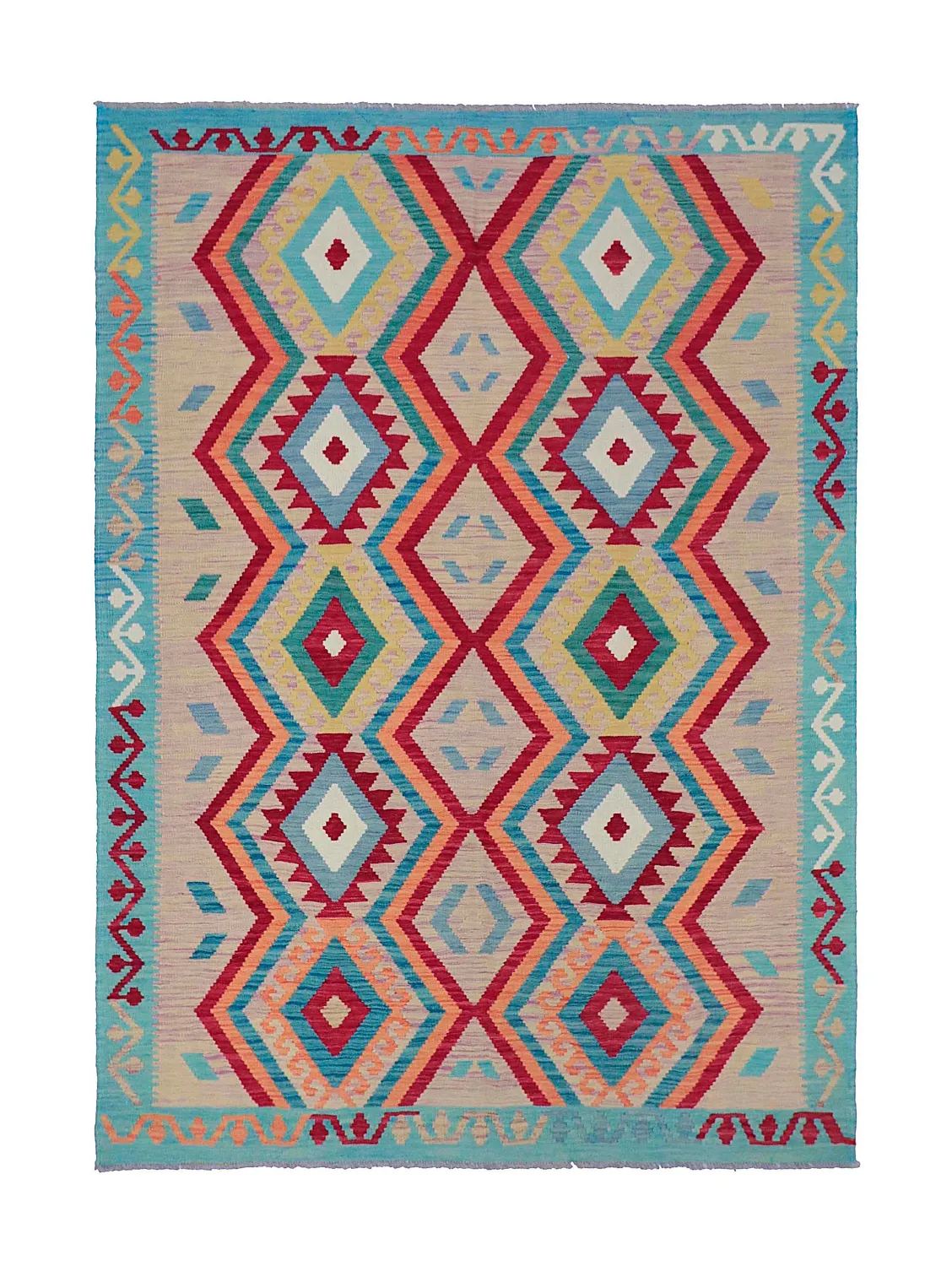 Alfombra Oriental - Vegi Kelim Hand Woven - 175 x 247 cm
