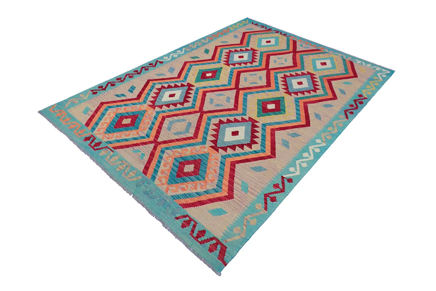 Alfombra Oriental - Vegi Kelim Hand Woven - 175 x 247 cm