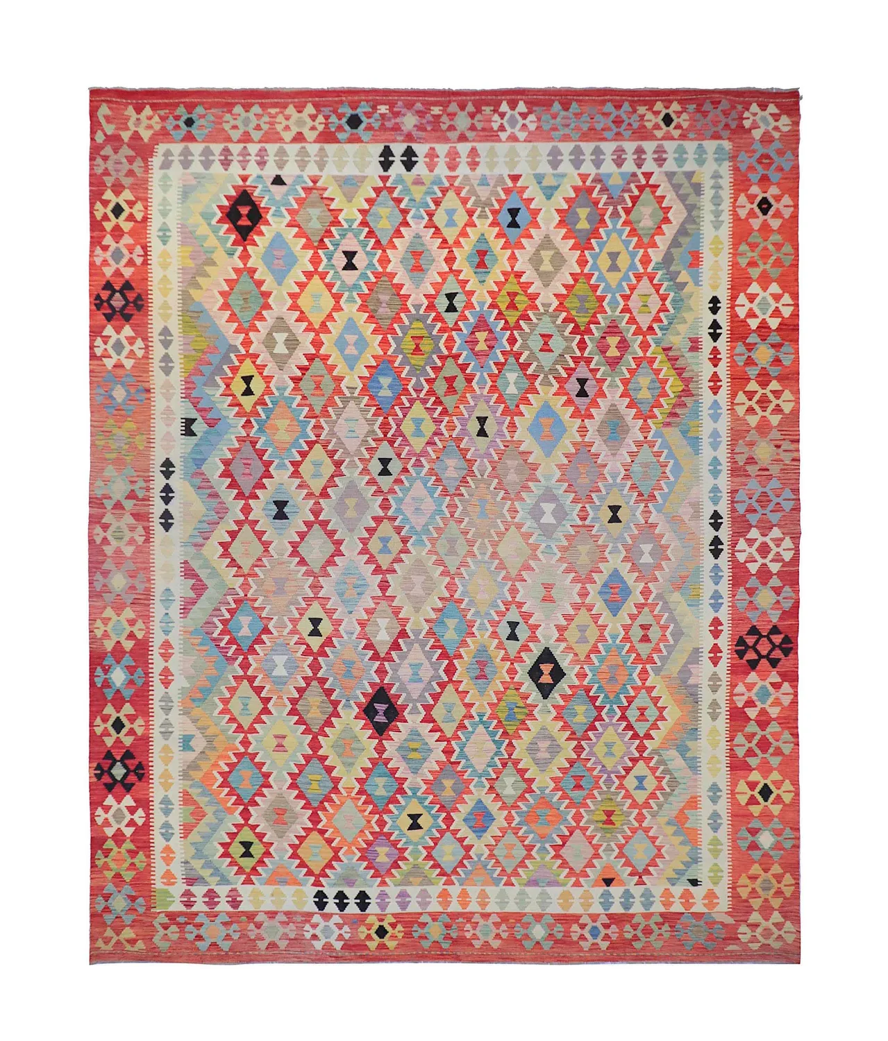 Alfombra Oriental - Vegi Kelim Hand Woven - 323 x 415 cm