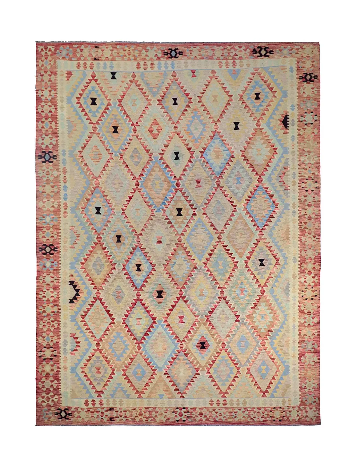 Alfombra Oriental - Vegi Kelim Hand Woven - 313 x 427 cm