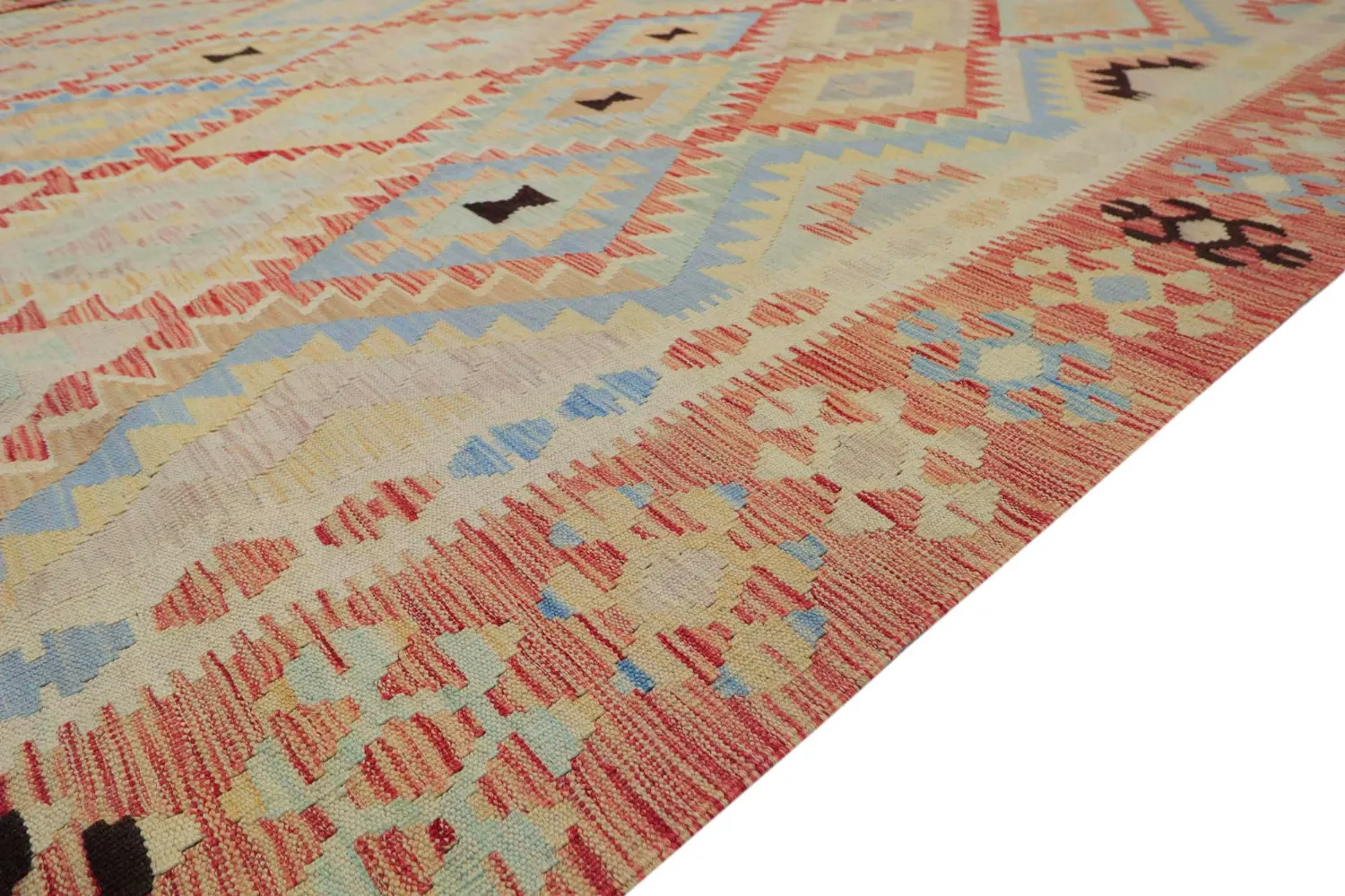 Alfombra Oriental - Vegi Kelim Hand Woven - 313 x 427 cm