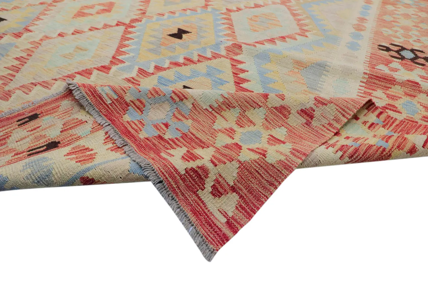 Alfombra Oriental - Vegi Kelim Hand Woven - 313 x 427 cm