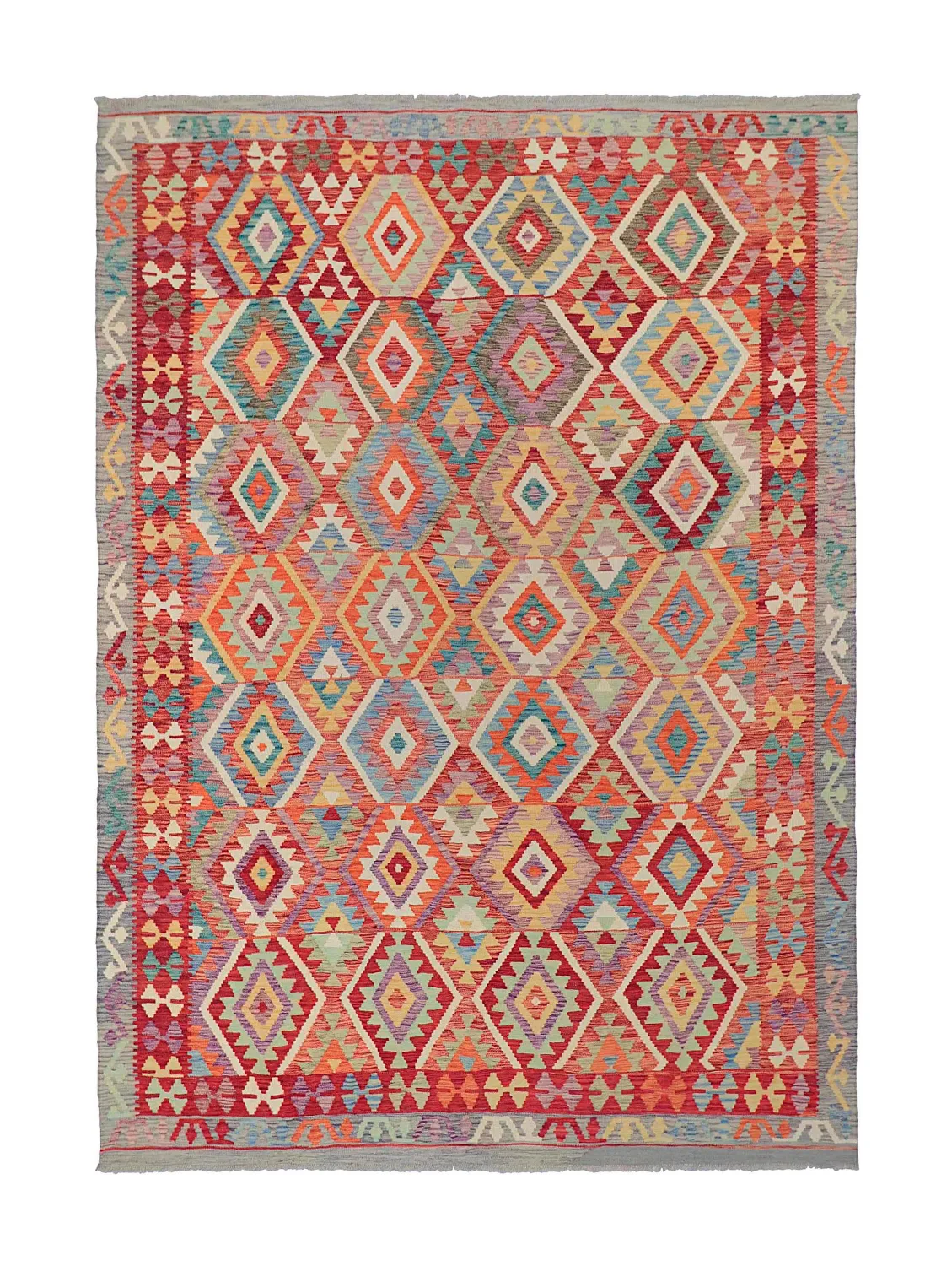 Alfombra Oriental - Vegi Kelim Hand Woven - 200 x 286 cm