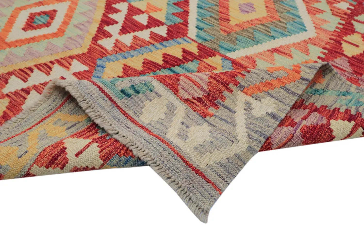 Alfombra Oriental - Vegi Kelim Hand Woven - 200 x 286 cm