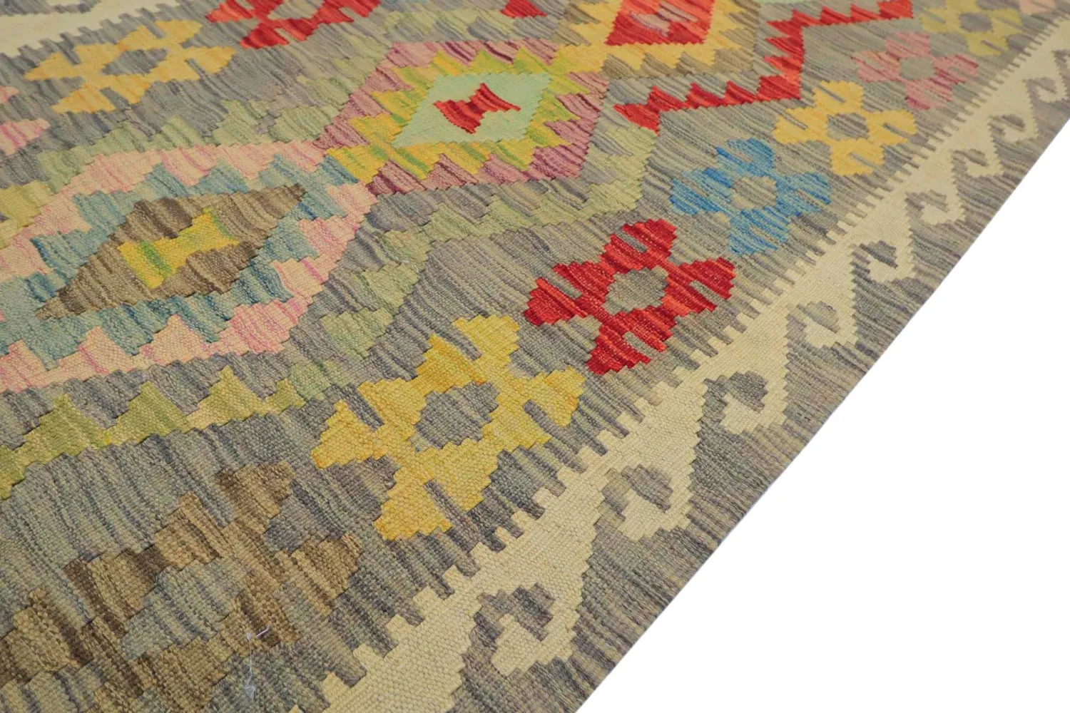 Alfombra Oriental - Vegi Kelim Hand Woven - 81 x 199 cm