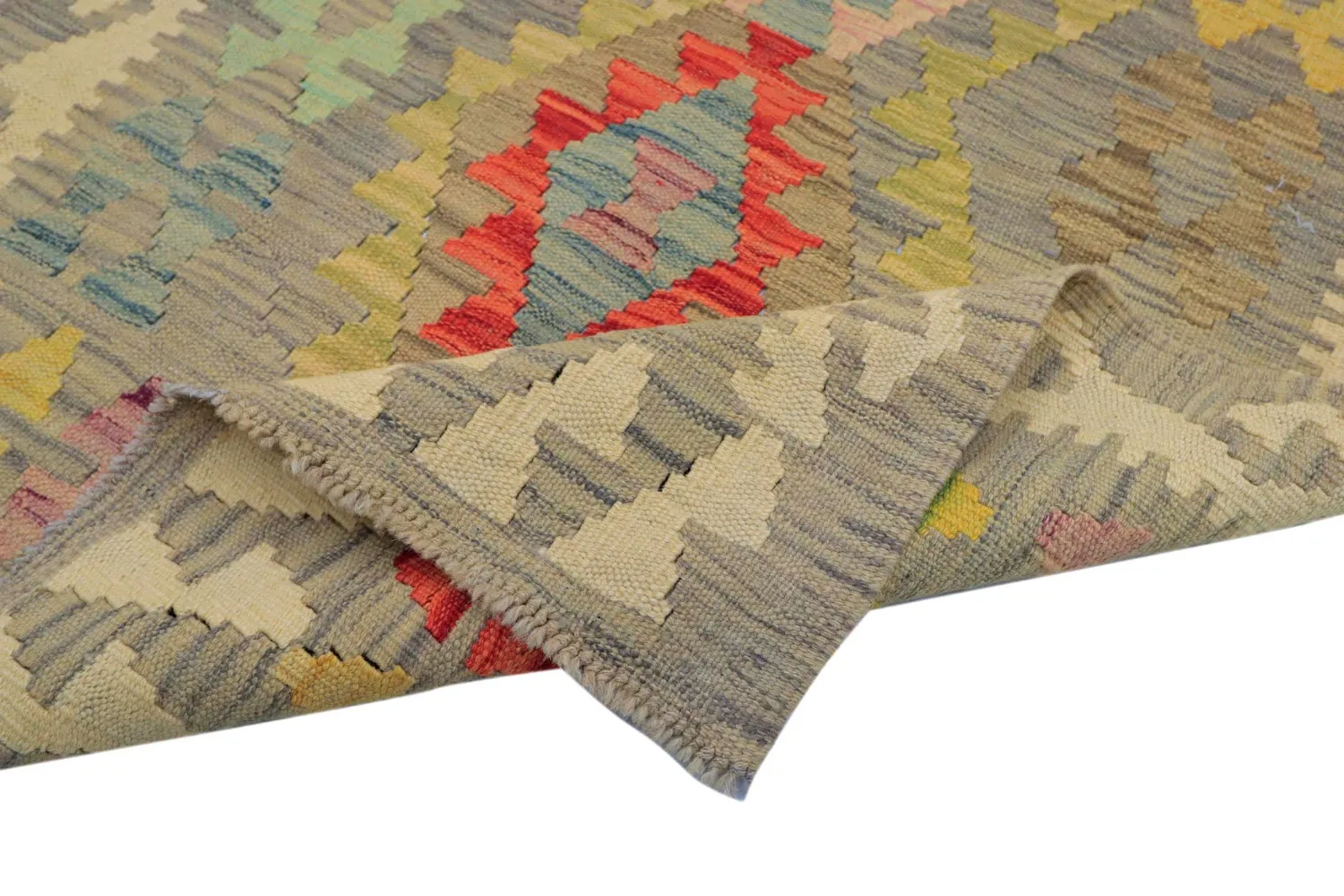 Alfombra Oriental - Vegi Kelim Hand Woven - 81 x 199 cm