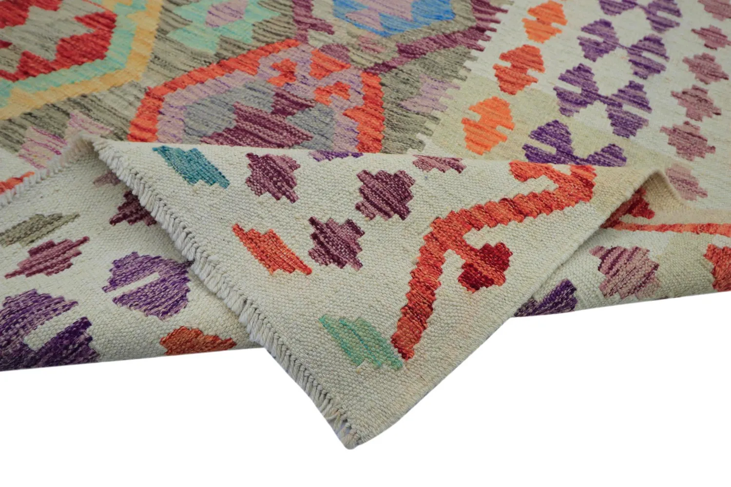 Alfombra Oriental - Vegi Kelim Hand Woven - 175 x 245 cm