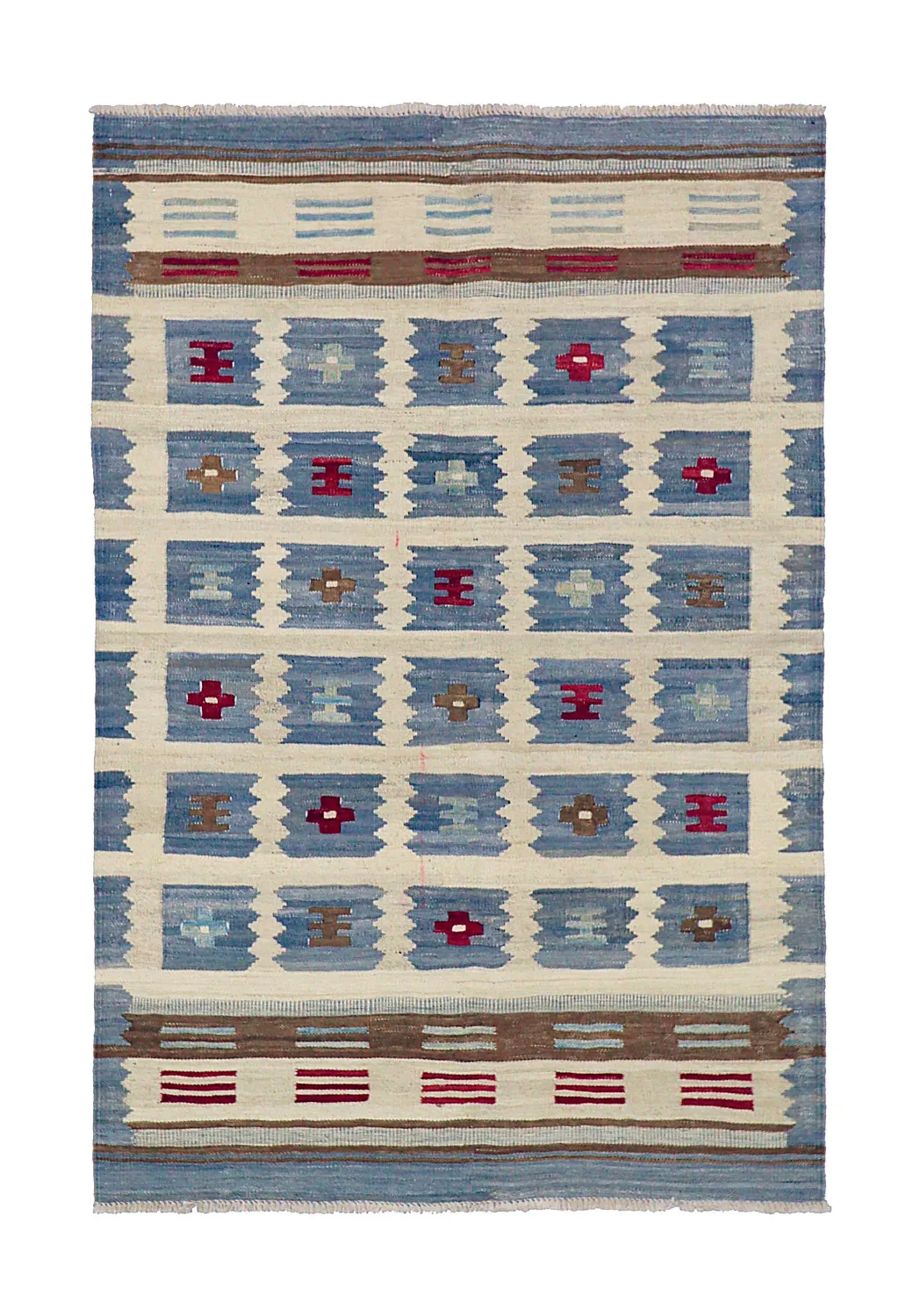 Alfombra Oriental - Vegi Kelim Hand Woven - 98 x 151 cm