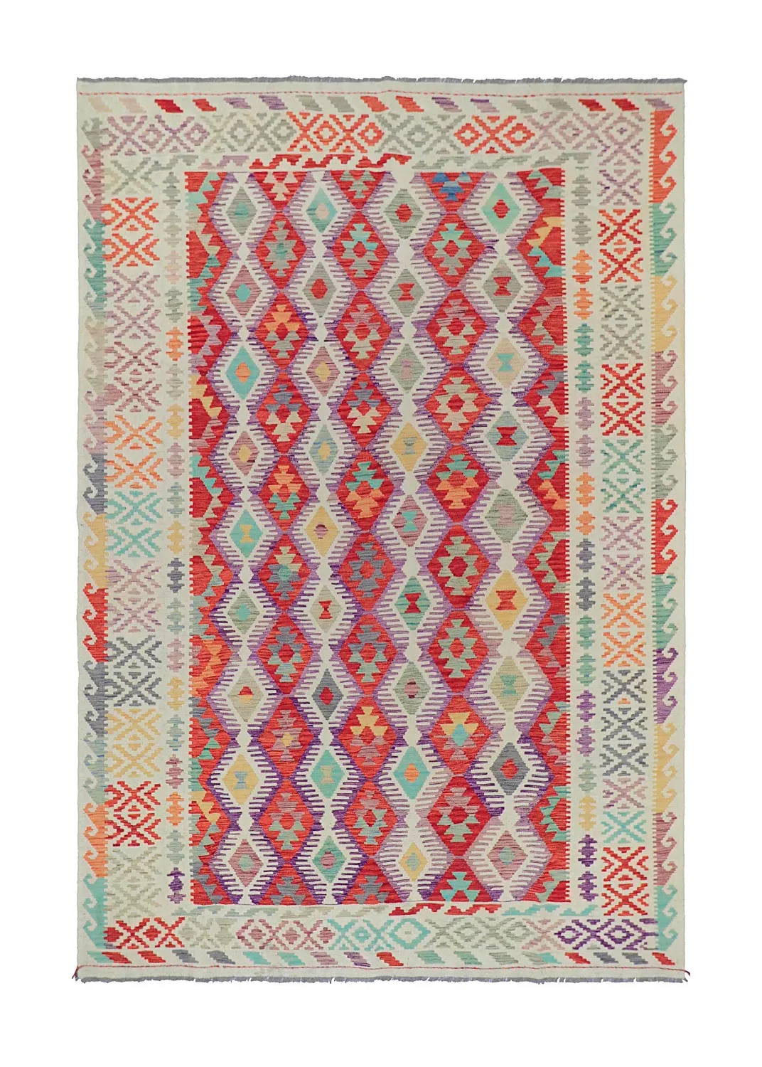 Alfombra Oriental - Vegi Kelim Hand Woven - 200 x 295 cm