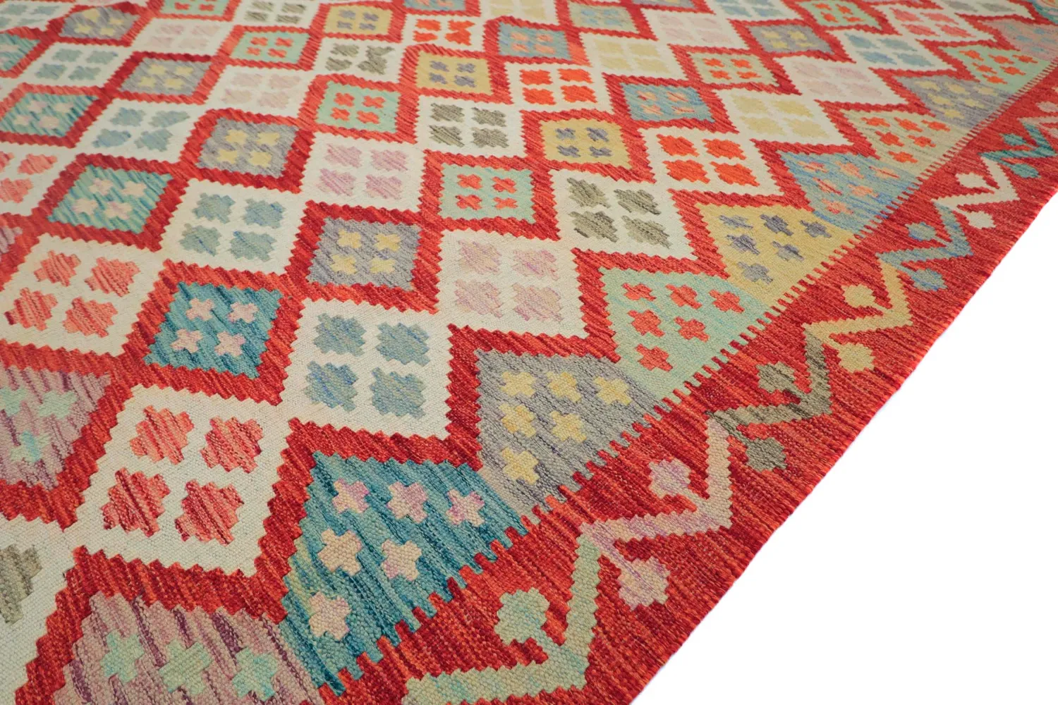 Alfombra Oriental - Vegi Kelim Hand Woven - 174 x 250 cm