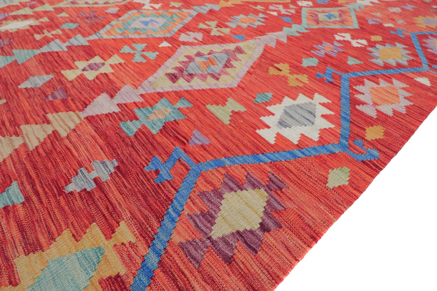 Alfombra Oriental - Vegi Kelim Hand Woven - 201 x 300 cm