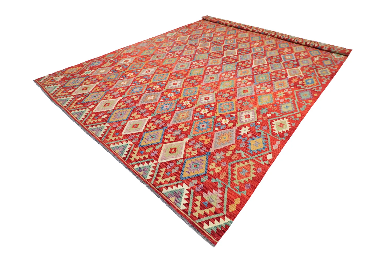 Alfombra Oriental - Vegi Kelim Hand Woven - 303 x 491 cm