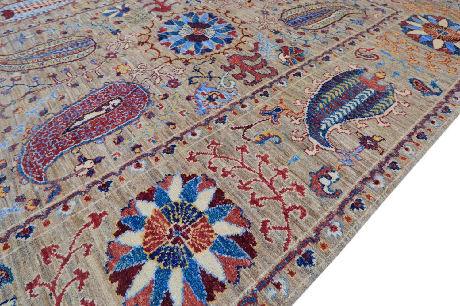 Alfombra Oriental - Chaman Rug Hand Knotted - 163 x 236 cm