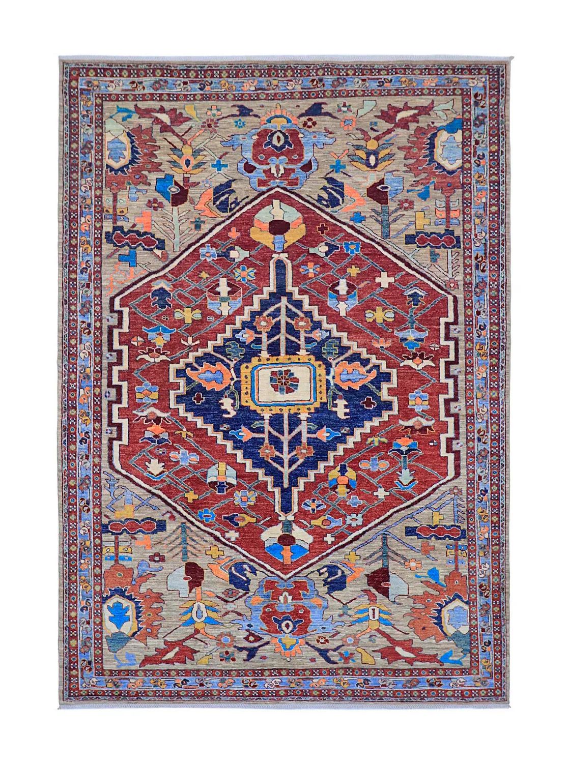 Alfombra Oriental - Chaman Rug Hand Knotted - 199 x 291 cm