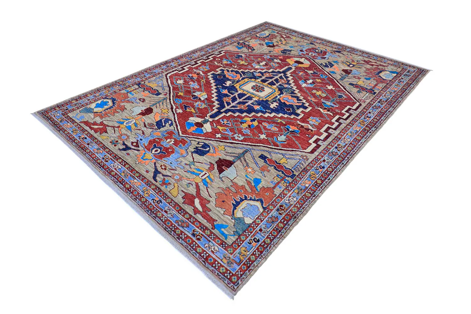 Alfombra Oriental - Chaman Rug Hand Knotted - 199 x 291 cm