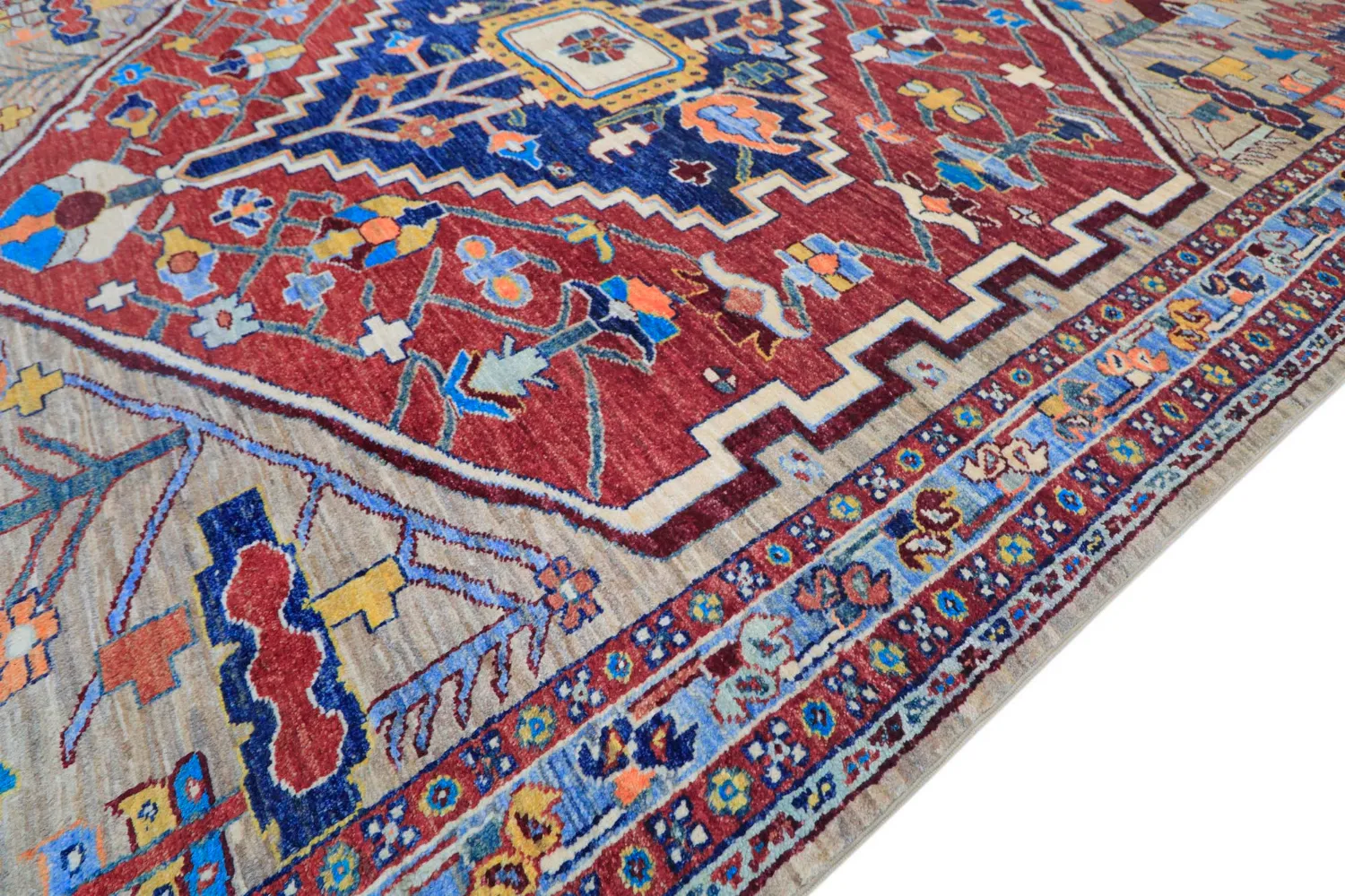 Alfombra Oriental - Chaman Rug Hand Knotted - 199 x 291 cm