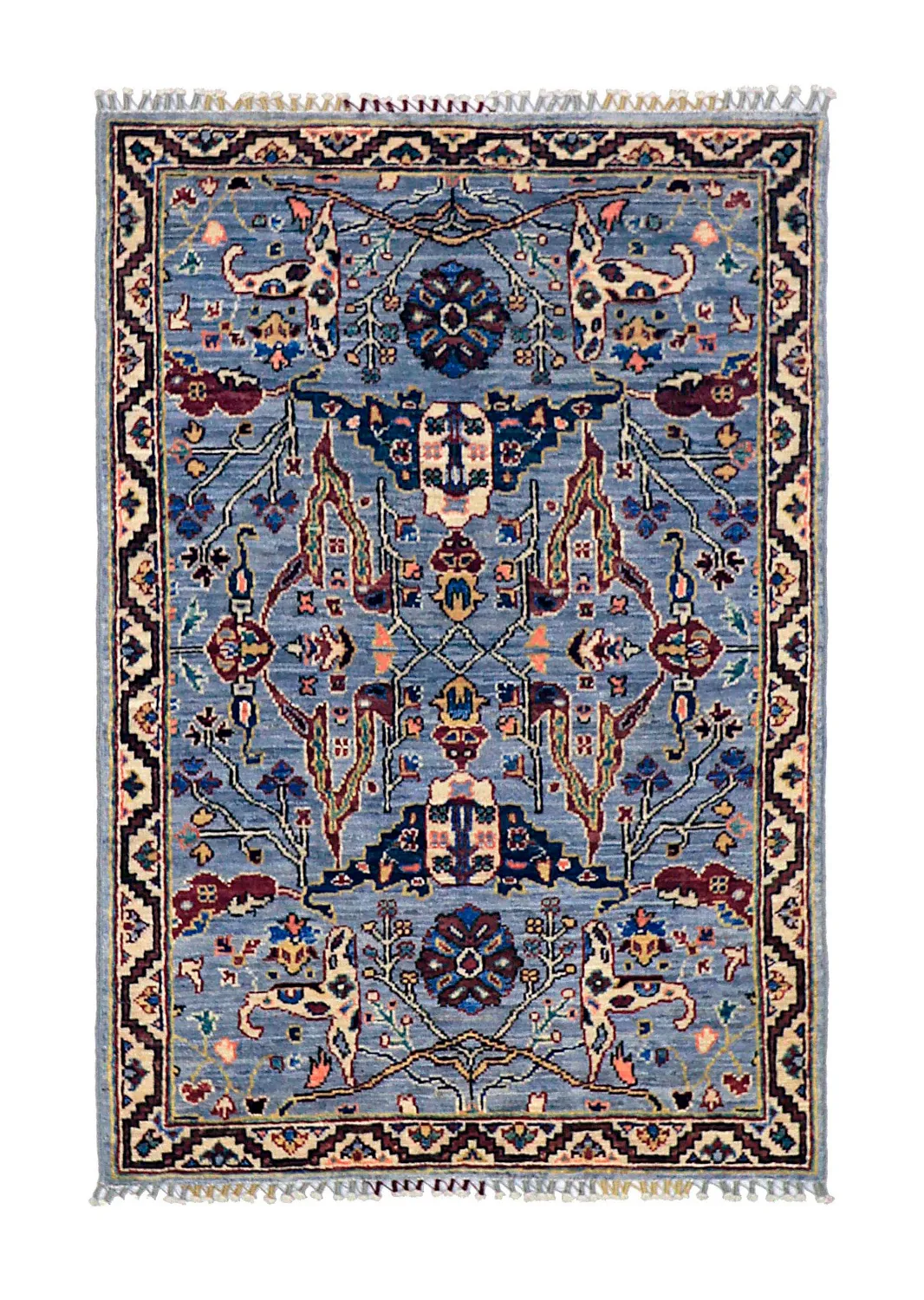 Alfombra Oriental - Chaman Rug Hand Knotted - 83 x 124 cm