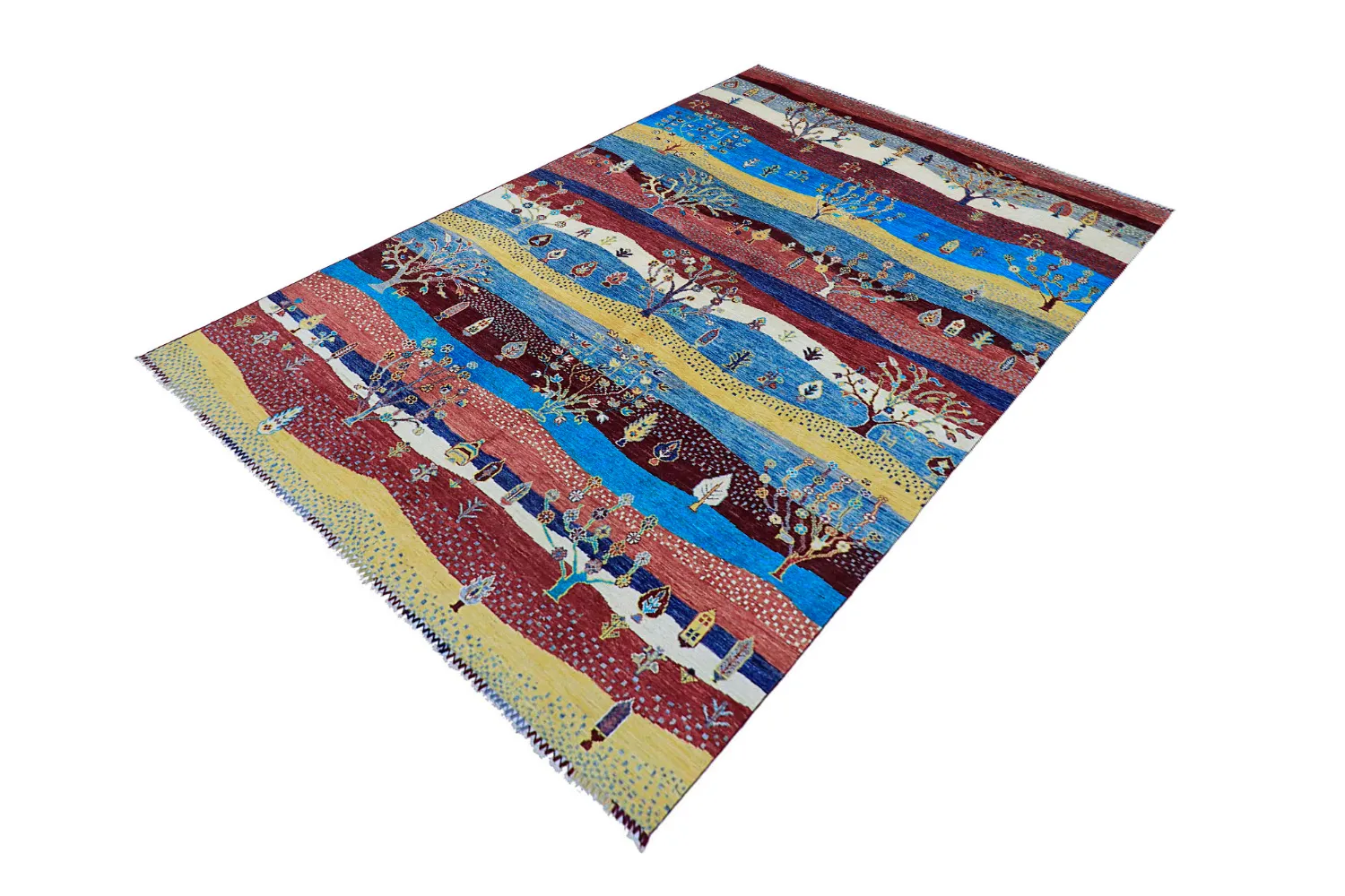 Alfombra Oriental - Chaman Rug Hand Knotted - 197 x 290 cm