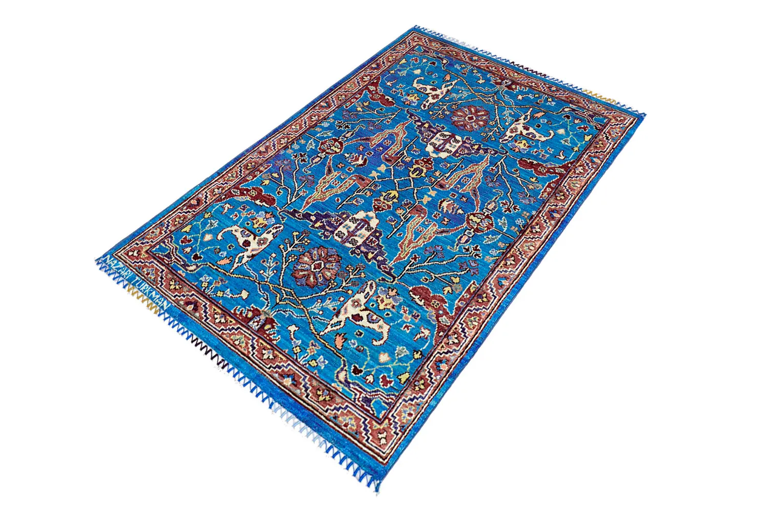 Alfombra Oriental - Chaman Rug Hand Knotted - 92 x 150 cm