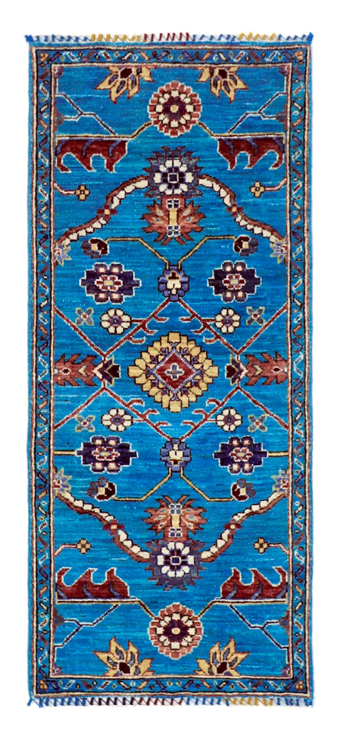 Alfombra Oriental - Chaman Rug Hand Knotted - 62 x 149 cm