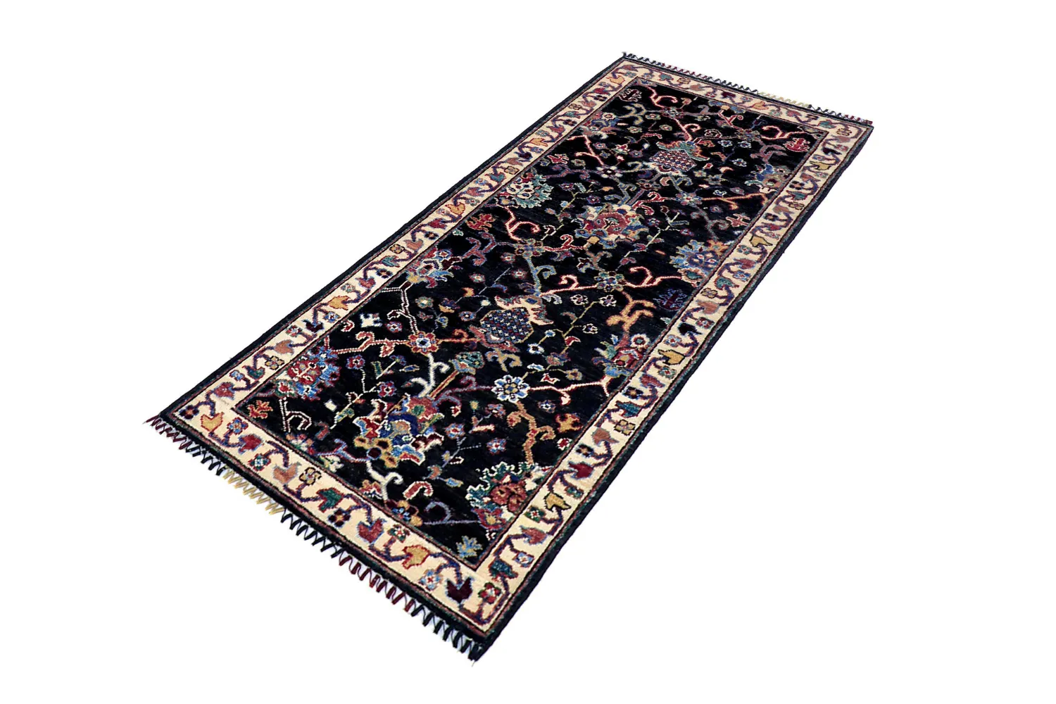 Alfombra Oriental - Chaman Rug Hand Knotted - 63 x 150 cm