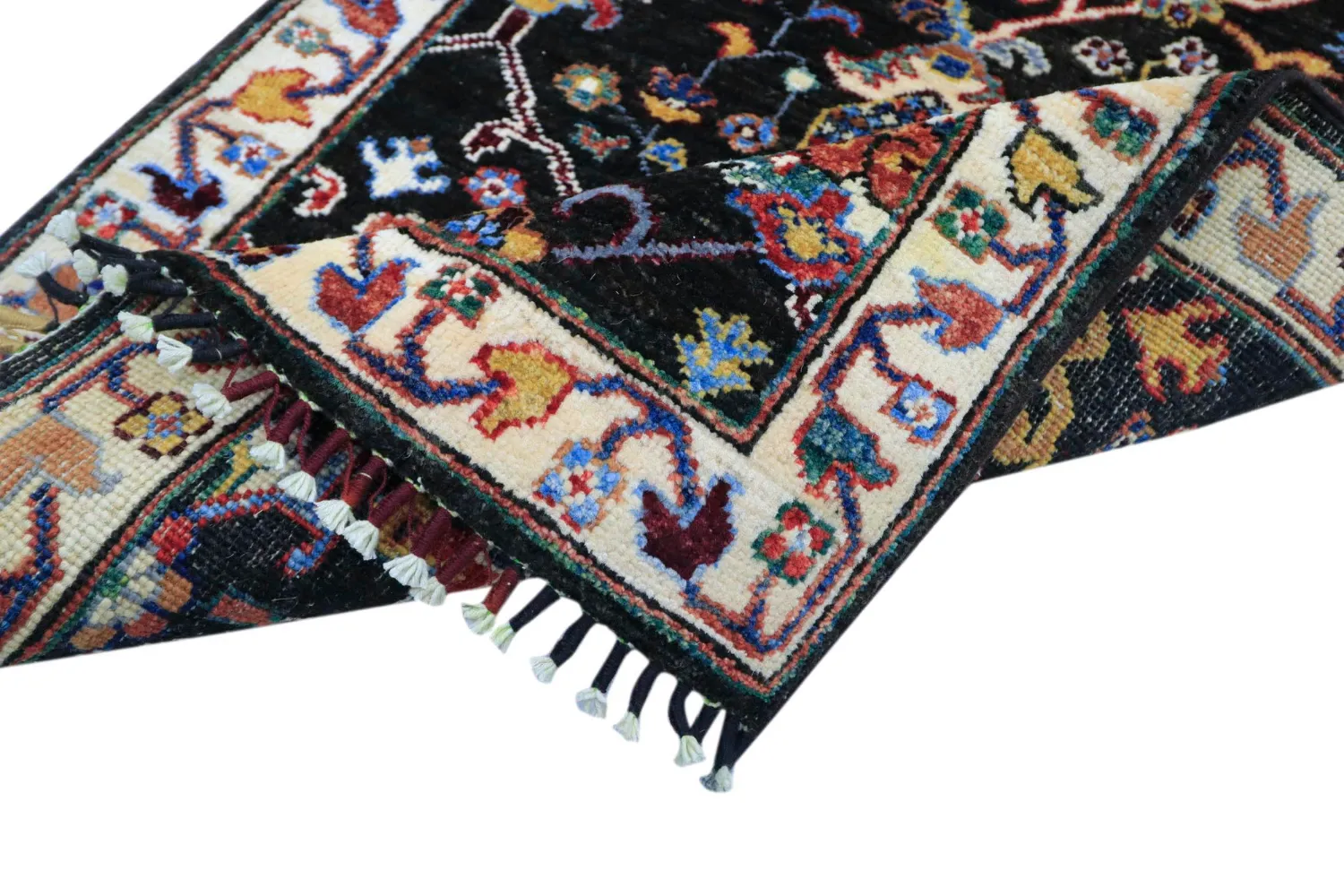 Alfombra Oriental - Chaman Rug Hand Knotted - 63 x 150 cm