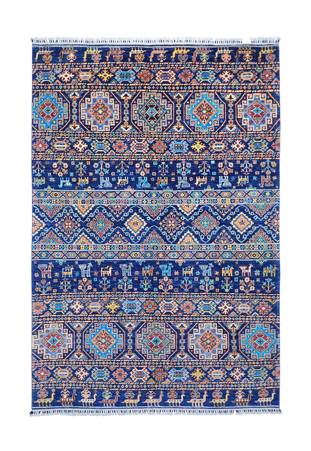 Alfombra Oriental - Chaman Rug Hand Knotted - 195 x 294 cm
