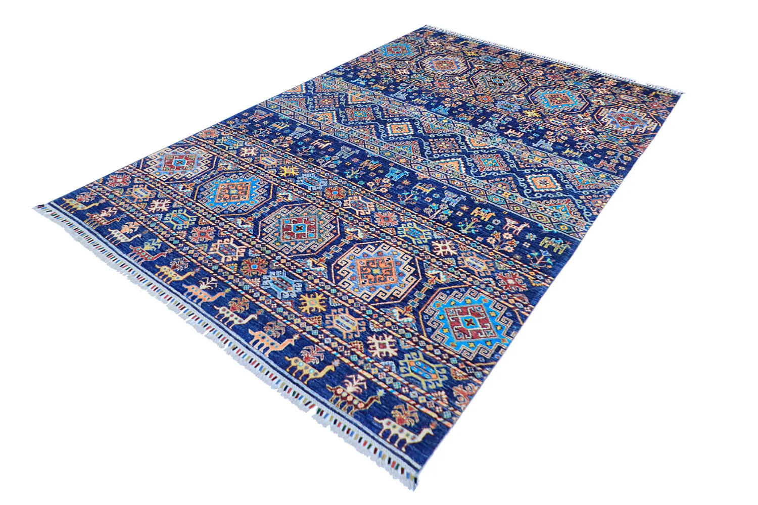 Alfombra Oriental - Chaman Rug Hand Knotted - 195 x 294 cm