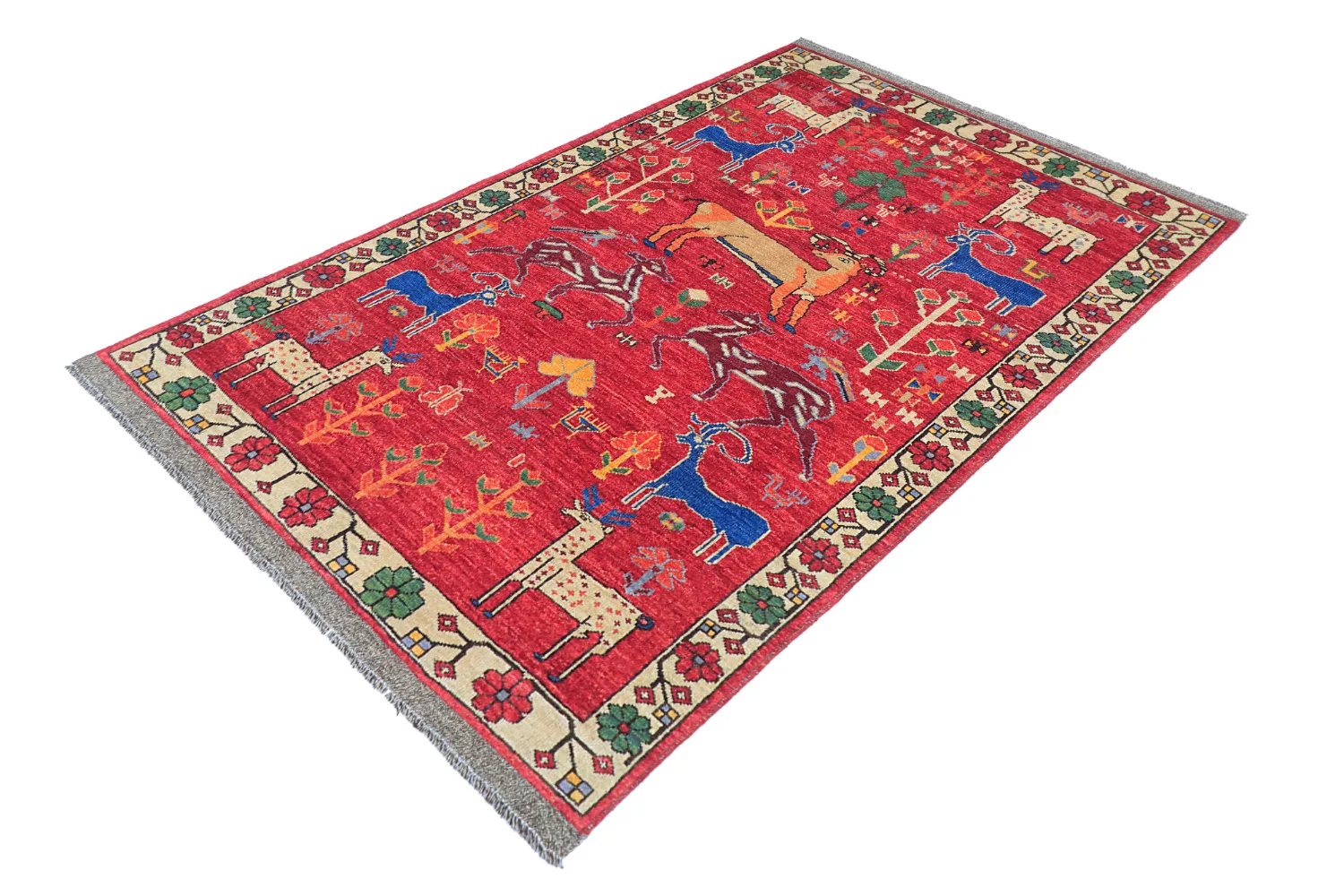 Alfombra Oriental - Tribal Hand Knotted - 158 x 239 cm