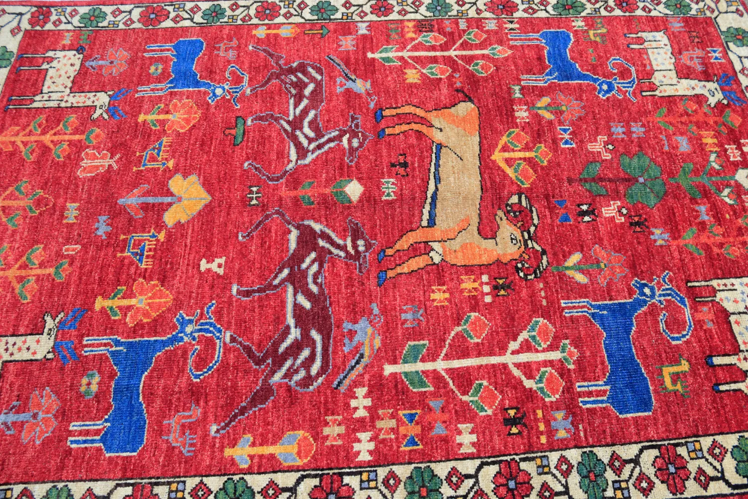 Alfombra Oriental - Tribal Hand Knotted - 158 x 239 cm