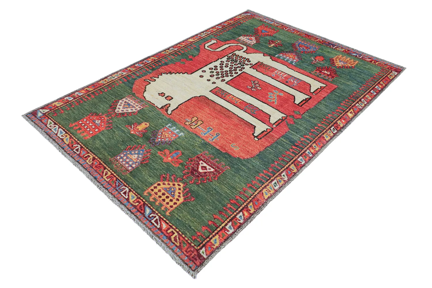 Alfombra Oriental - Tribal Hand Knotted - 149 x 211 cm
