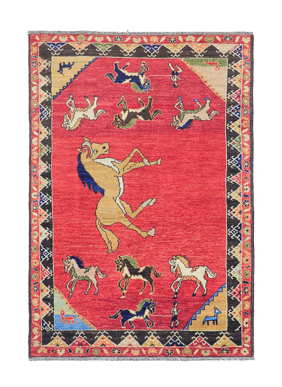 Alfombra Oriental - Tribal Hand Knotted - 144 x 220 cm