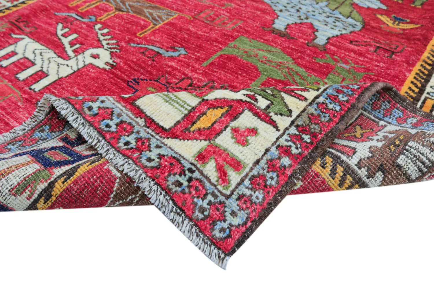 Alfombra Oriental - Tribal Hand Knotted - 148 x 199 cm