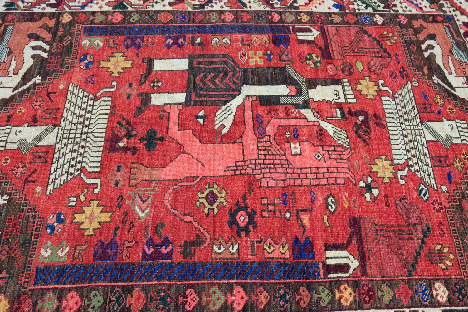 Alfombra Oriental - Tribal Hand Knotted - 154 x 221 cm