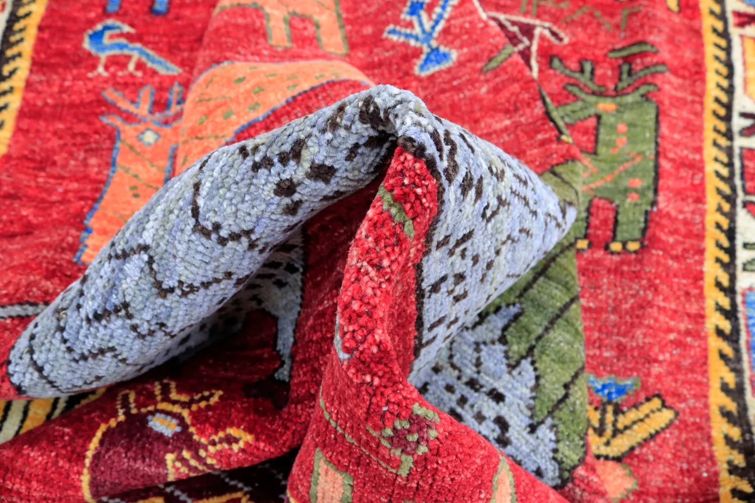 Alfombra Oriental - Tribal Hand Knotted - 153 x 213 cm