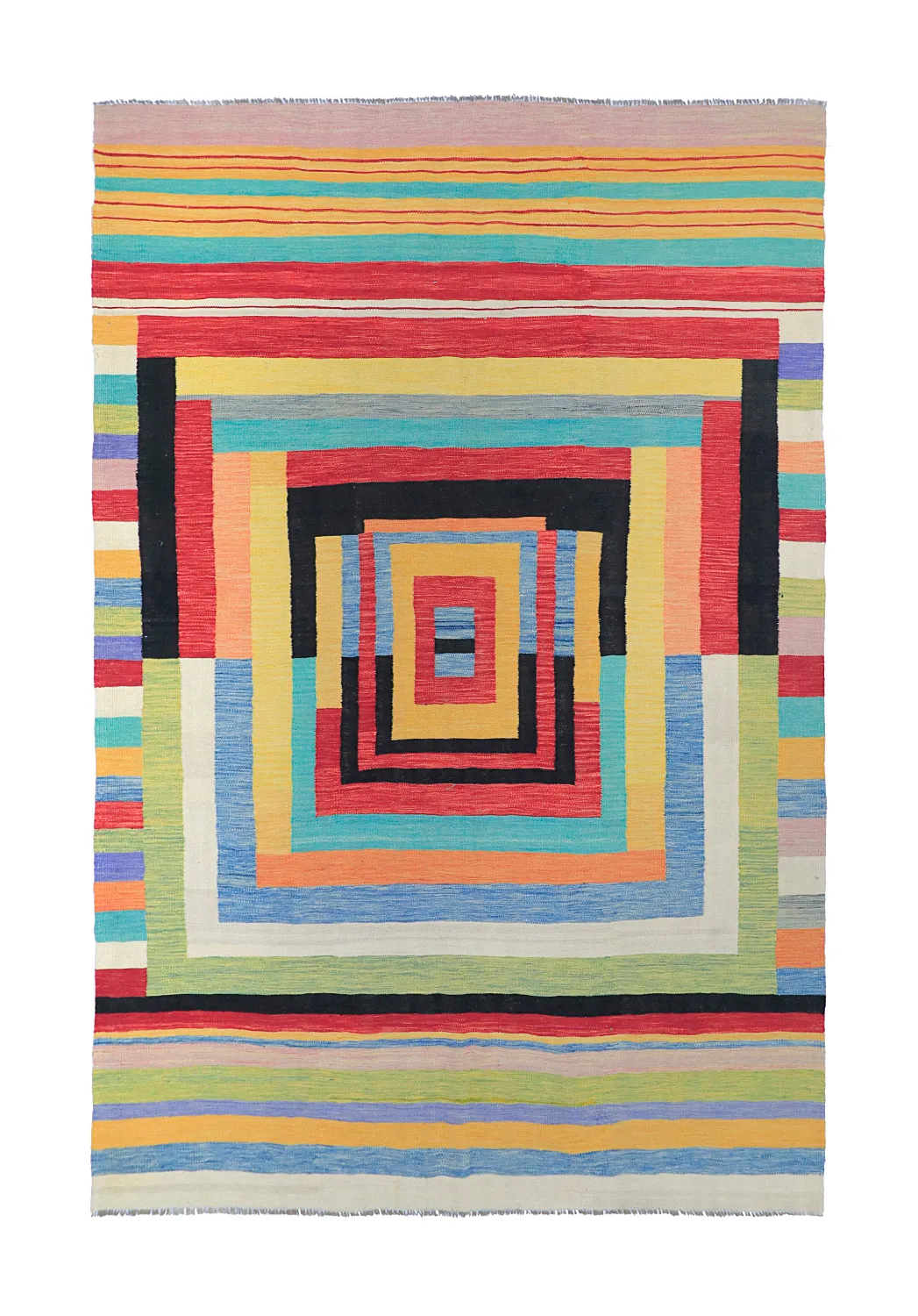 Alfombra Oriental - Kelim Hand Woven - 201 x 299 cm