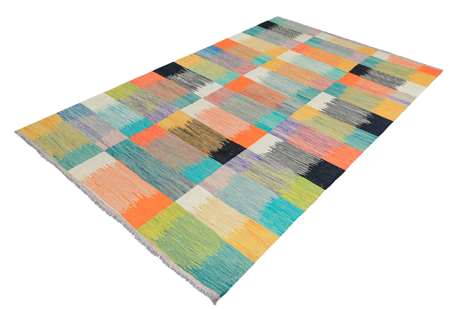 Alfombra Oriental - Kelim Hand Woven - 197 x 299 cm