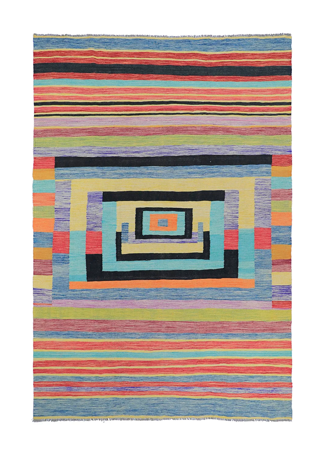 Alfombra Oriental - Kelim Hand Woven - 203 x 299 cm