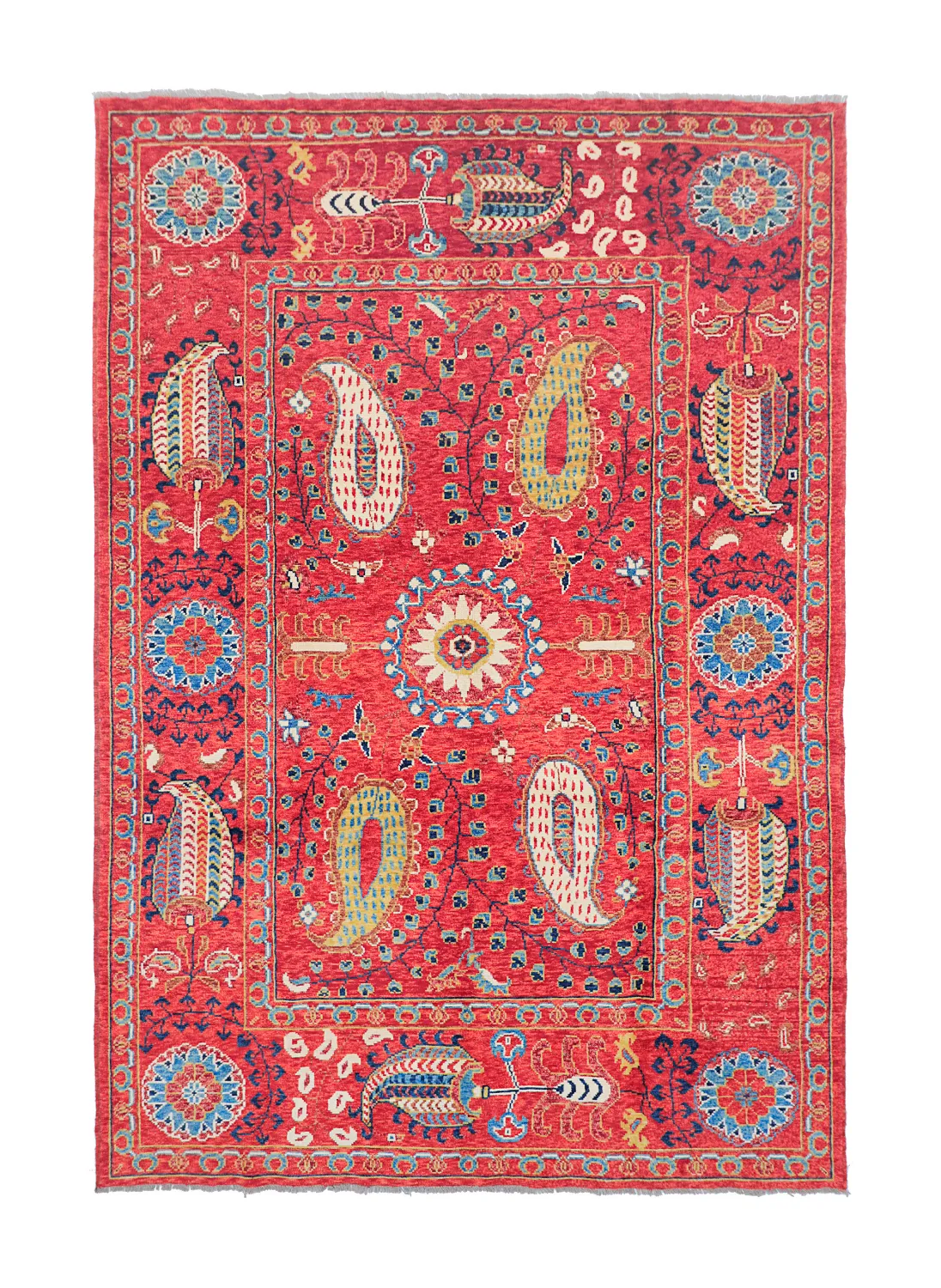Alfombra Oriental - Suzani Hand Knotted - 200 x 300 cm