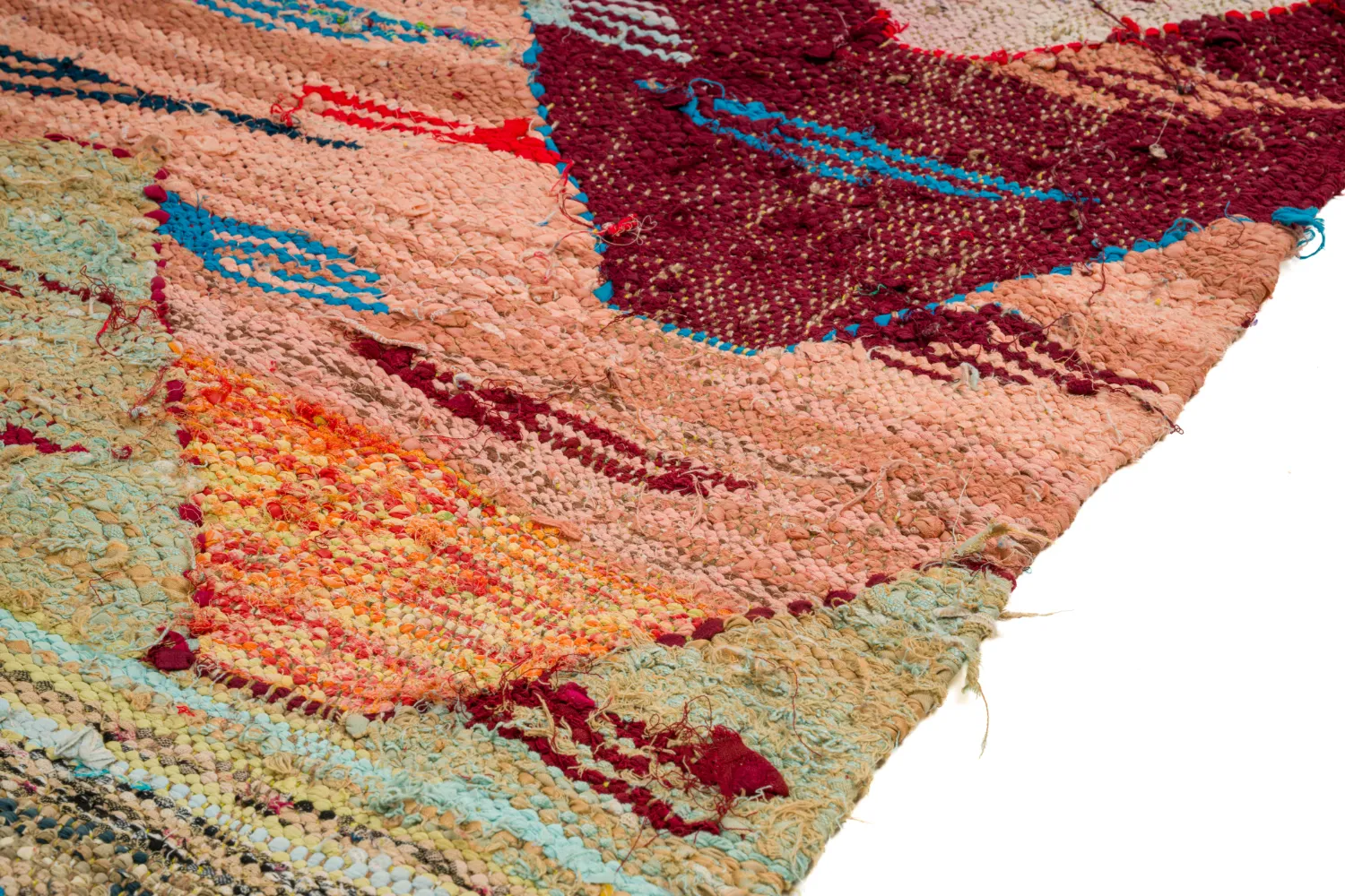 Alfombra Marroquí Bereber Boucherouite 160 x 295 cm