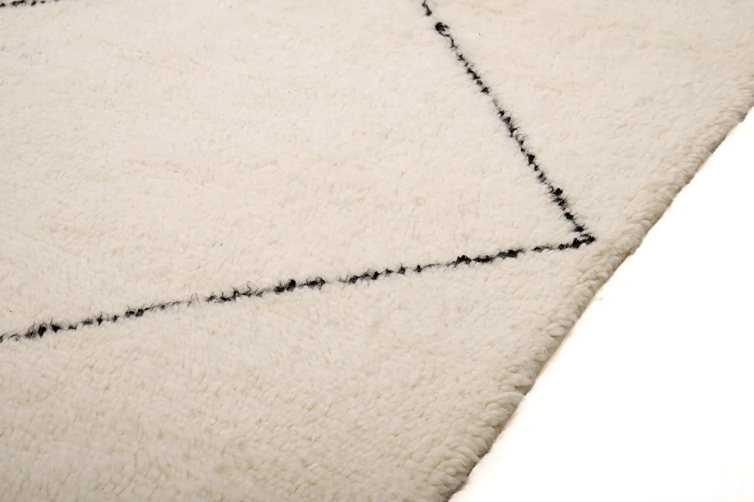 Alfombra Kilim Marroquí Bereber Beni Ourain 195 x 295 cm