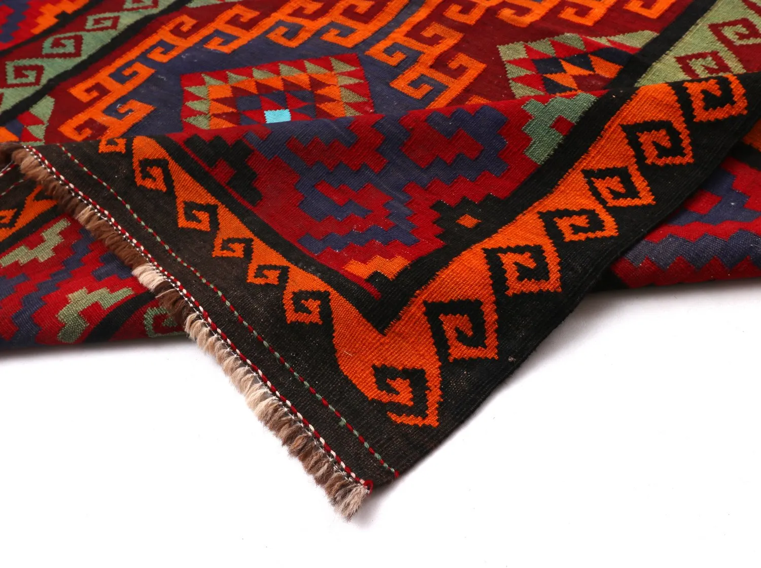 Alfombra kilim oriental 401 x 161 cm