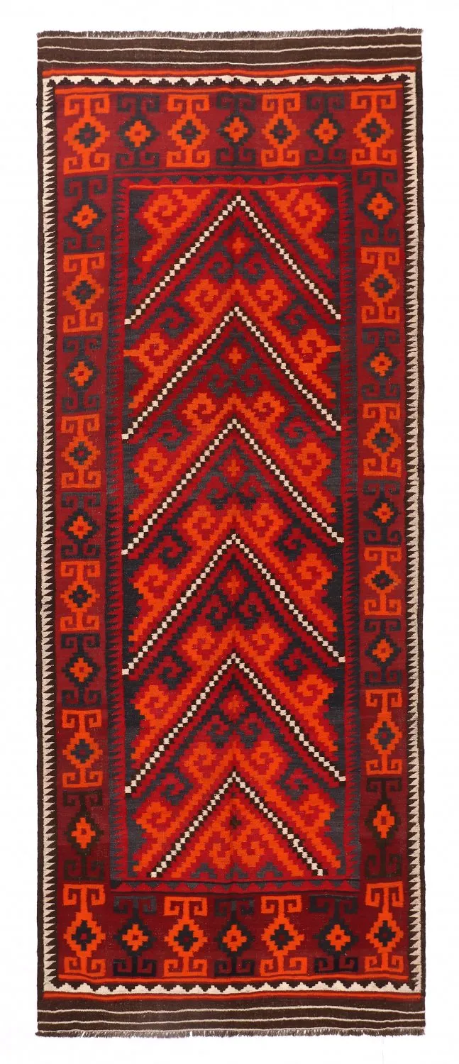 Alfombra kilim oriental 401 x 161 cm