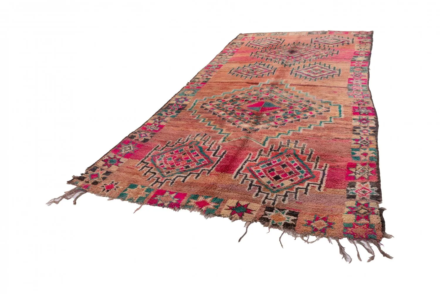 Alfombra Kilim Marroquí Bereber Azilal 385 x 200 cm