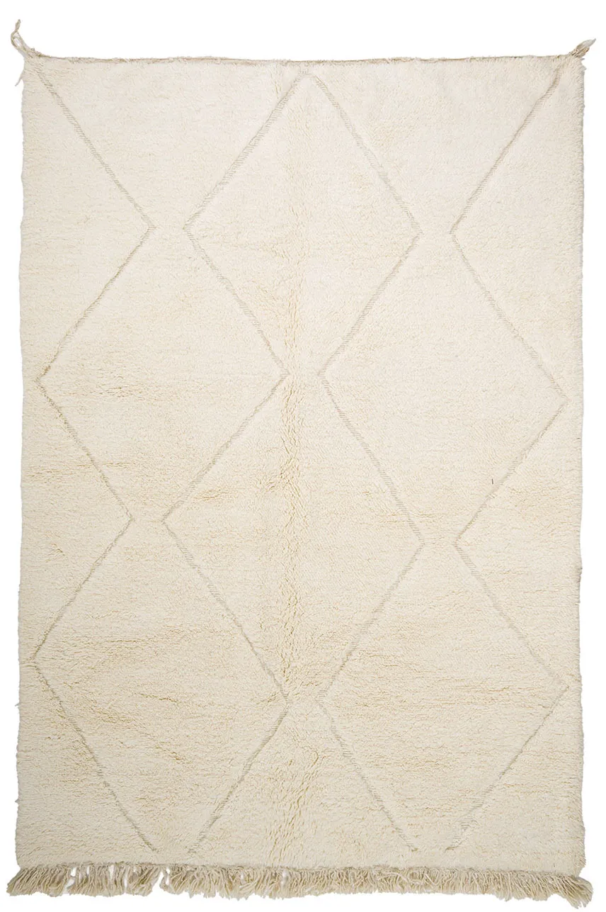 Alfombra Kilim Marroquí Bereber Beni Ourain 205 x 300 cm