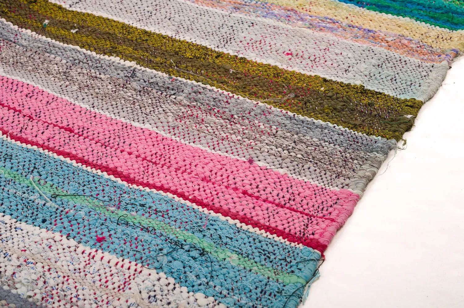 Alfombra Marroquí Bereber Boucherouite 145 x 295 cm