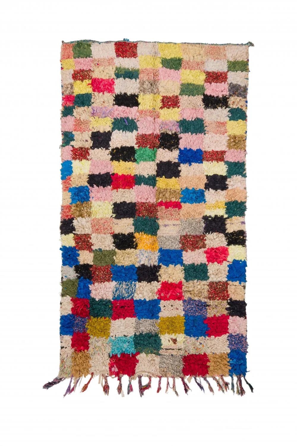Alfombra Marroquí Bereber Boucherouite 280 x 155 cm