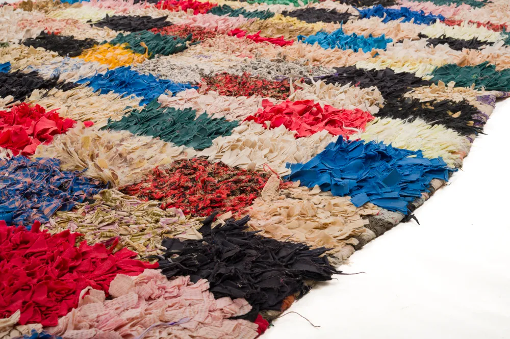 Alfombra Marroquí Bereber Boucherouite 280 x 155 cm